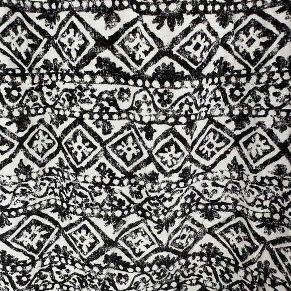 Lauren Ralph Lauren Pants Womens Size 18 Black White Geometric Viscose Relaxed - Picture 7 of 10